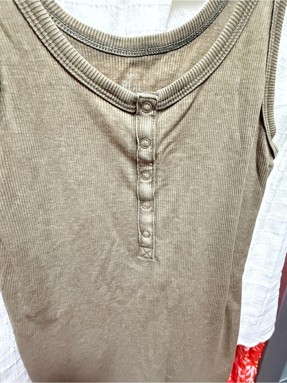 Aerie Olive Green Tank - Picture 5 of 7